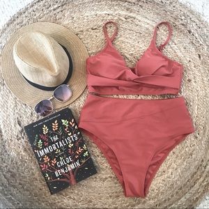 CupShe Two Piece size L